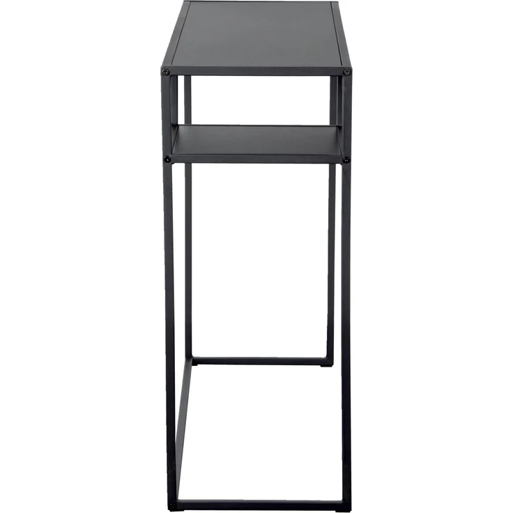 Carryhome 'MARLON' Schreibtisch Konsolentisch, MDF Metall schwarz, 99 x 79 x 32 cm, inklusive Ablagefach – Bild 8