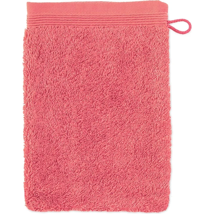 Möve Superwuschel Waschhandschuh 20x15 cm aus 100% Baumwolle, Coral