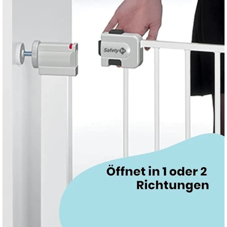 Safety 1st - Secure Tech Einfach Schließen Metal Gate White (Versand aus UK) – Bild 8