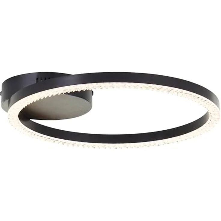 Brilliant LED Deckenleuchte Aurelia G80765A26 Wohnzimmer, Schlafzimmer Metall/Kunststoff Indoor Decke schwarz - LED fest integriert – Bild 3