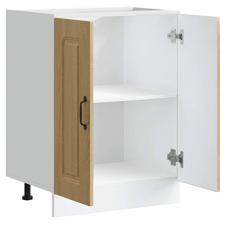 vidaXL Spülenunterschrank Kalmar Sonoma-Eiche 60x46x81,5 cm 853440 – Bild 4