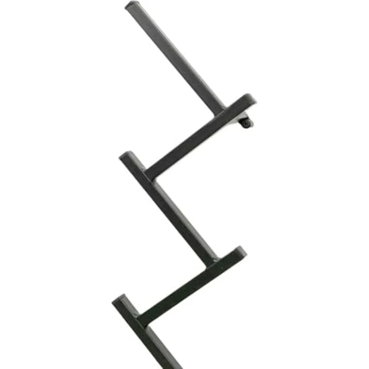 DanDiBo Tassenhalter Wand Metall Hakenleiste mit 10 Haken 96280 Schwarz 80 cm Tassenhaken Küche Becherhalter Tassenständer Tassenregal Wandmontage – Bild 5