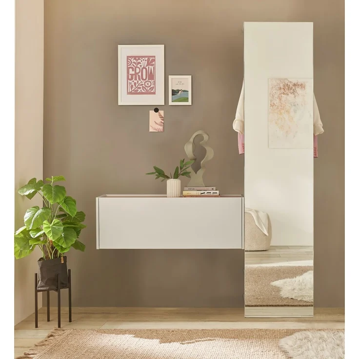 Garderobe Center in weiß 50 x 200 cm – Bild 6
