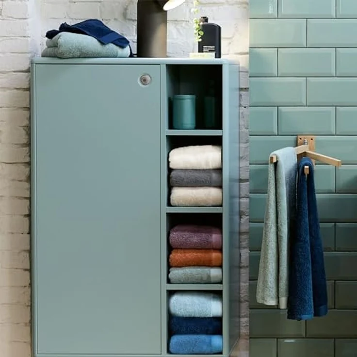 TOM TAILOR Duschtücher Tom Tailor Gästehandtuch Blau 30x50 cm Frottier 100% Baumwolle, 100% Baumwolle (Gästehandtuch), Hohe Saugfähigkeit, schnelle Trocknung, Frottier-Qualität – Bild 4
