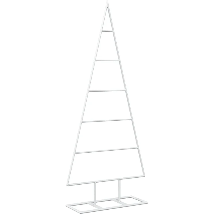 vidaXL Metall Weihnachtsbaum KUOPIO 90 cm Stahl Weiß 42053829 – Bild 2