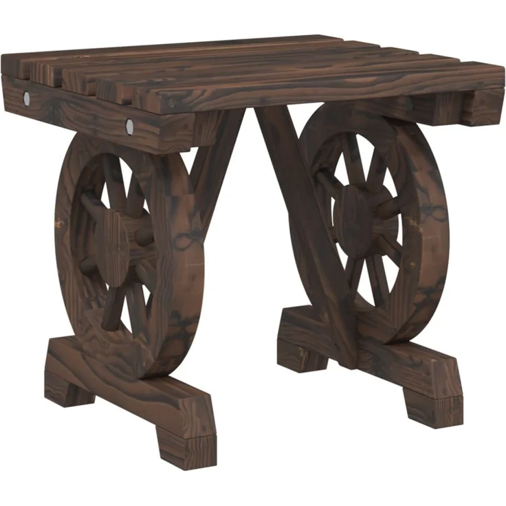vidaXL Garten-Fußhocker 40x36,5x38,5 cm Massivholz Tanne 365110 – Bild 1