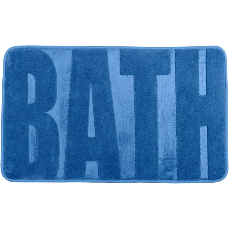 WENKO NEU Badteppich Memory Foam Bath, Duschmatte, Fjord