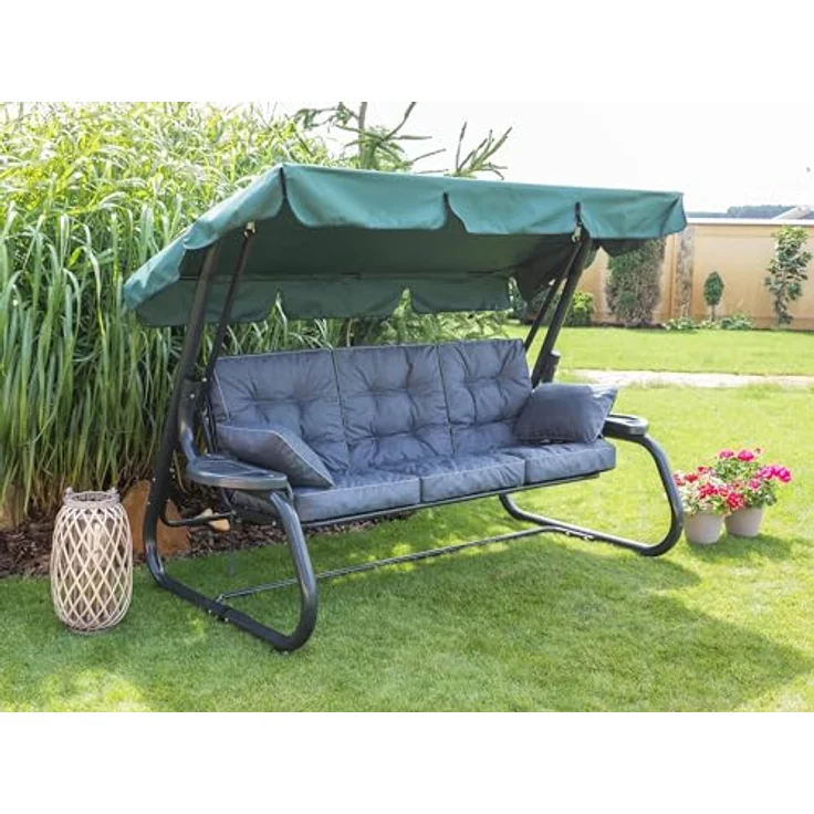Bjird Bankauflage Venus 50 cm, 60 cm, 100 cm, 120 cm, 150 cm, 180 cm, (1 St), für Gartenbank und Hollywoodschaukel – Bild 13