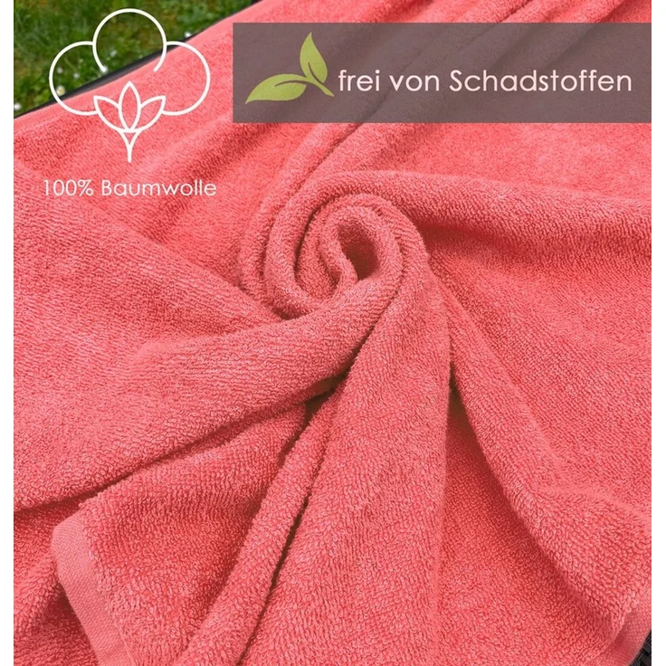 heimtexland Liegenauflage Hygiene Schonbezug Frottier Liegestuhl-Auflage, (Typ811, 1 St, 1-teilig), saugstark I schnelltrocknend I hygienisch I 70x200 I 100% BW – Bild 2