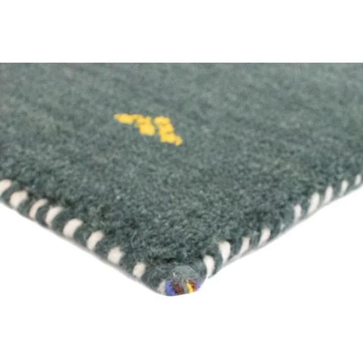 Gabbeh Teppich - Indus »Agra« 350 x 250 cm - grau – Bild 4