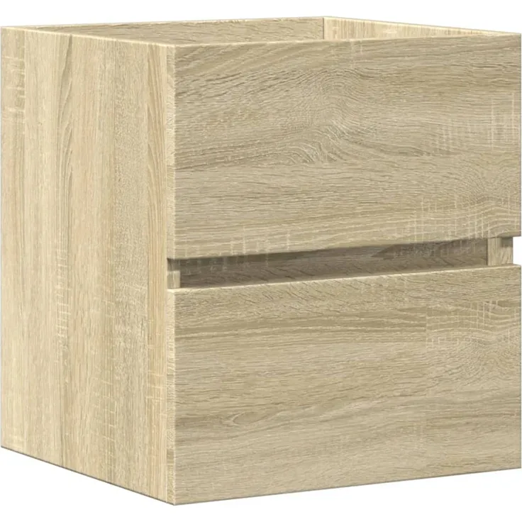 Waschbeckenunterschrank, Badschrank Sonoma-Eiche 41x38,5x45cm Holzwerkstoff de7847