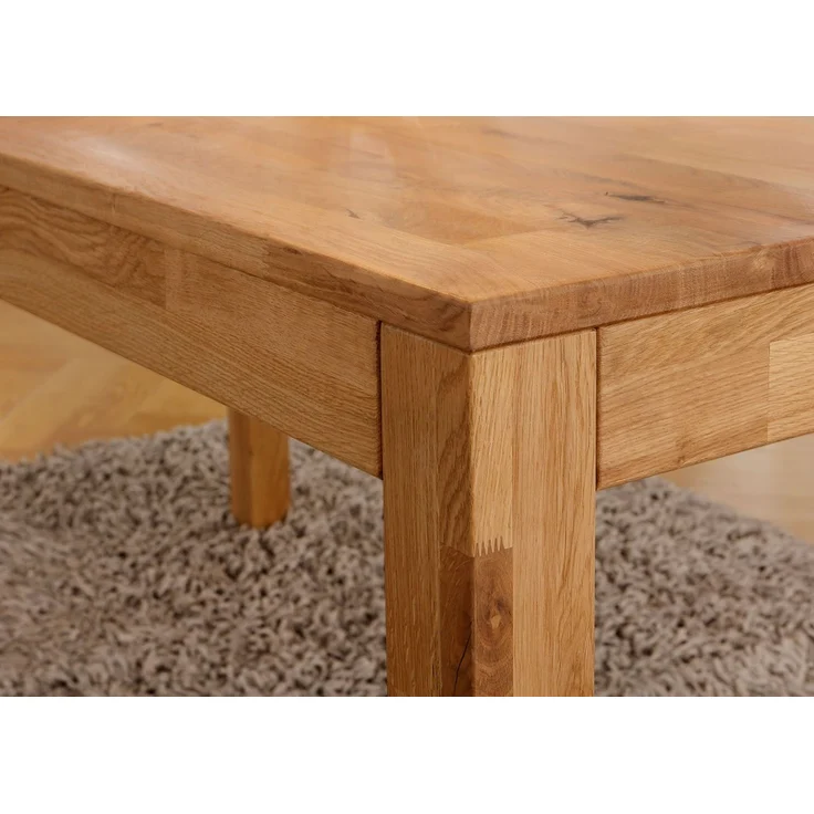 Esstisch "Lenox" 50x70cm Wildeiche massiv – Bild 4