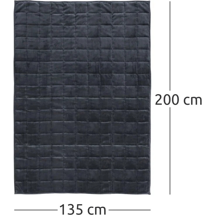 yourGEAR Gewichtsdecke yourGEAR Como 6kg Therapiedecke Gewichtsdecke 100% Baumwolle 135x200cm – Bild 5
