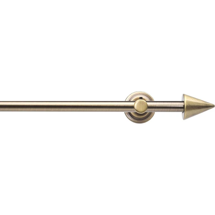 Liedeco Gardinenstange, Ø 12 mm, 1-läufig, Fixmaß, verschraubt, Metall – Bild 1
