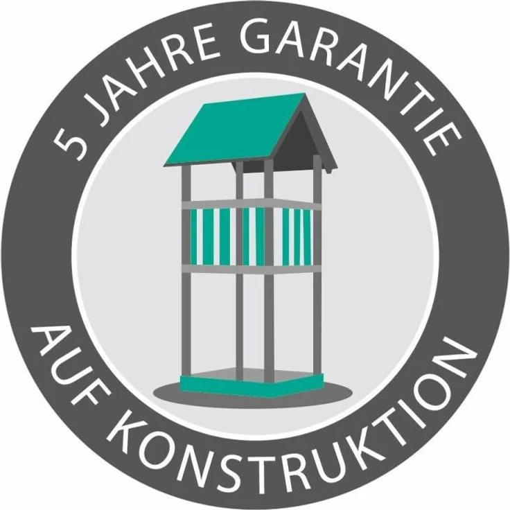 Karibu Doppelschaukel Anbau inkl. Klettergerüst naturbelassen – Bild 3