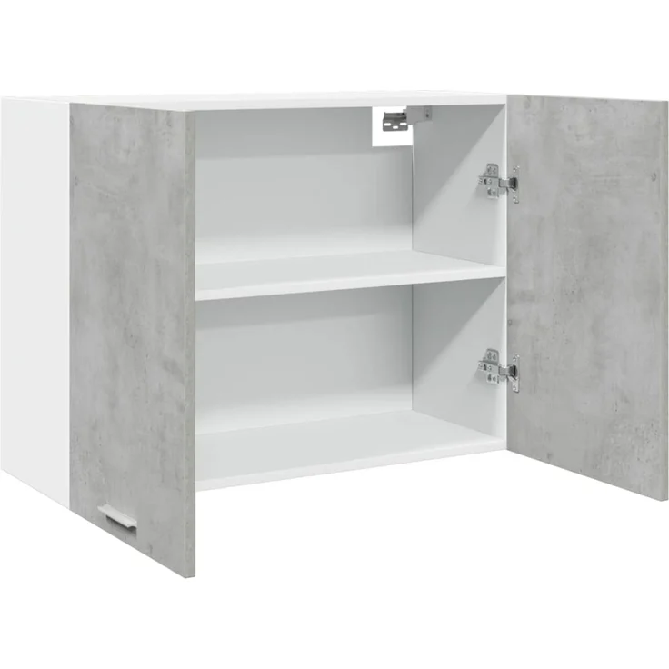 vidaXL Hängeschrank Lyon Betongrau 80x31x60 cm Holzwerkstoff 856109 – Bild 4