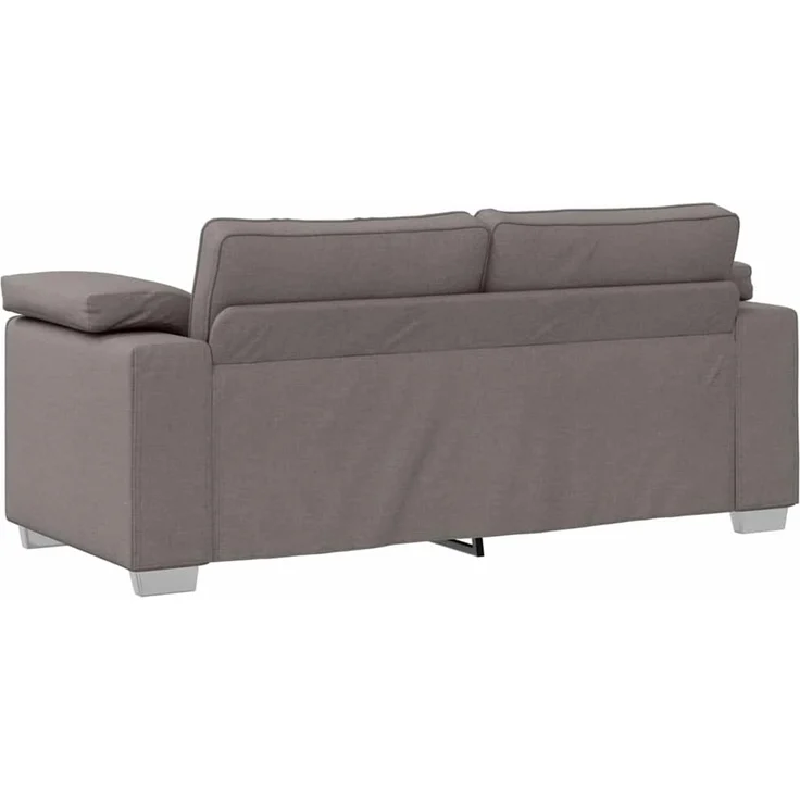 vidaXL Zweisitzer-Sofa Taupe 180 cm Stoff 4105233 – Bild 4