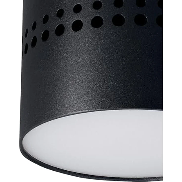 linovum LED Aufbaustrahler SUNEVA LED Aufbauspot schwarz rund indirektes Licht 230V warmweiß 8W, LED-Leuchtmittel fest verbaut – Bild 5