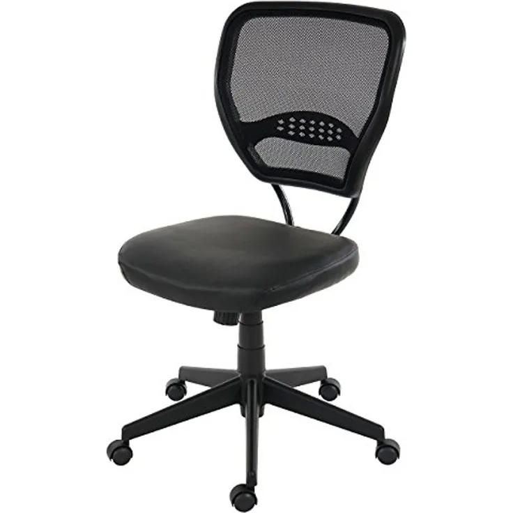 Mendler 'Seattle' Profi-Bürostuhl, Kunstleder schwarz, max. 150 kg