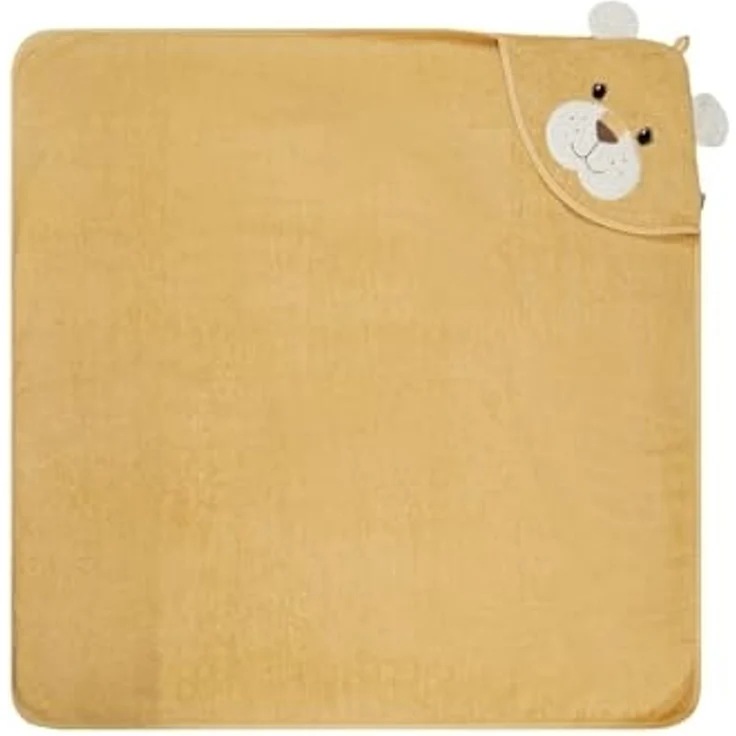 Sterntaler Badecape - Leo Löwe - 100 x 100 cm Gelb – Bild 2