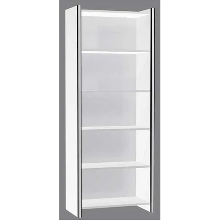Aveto Einzelregal 80x38x183 cm, 5 OH, Weiß