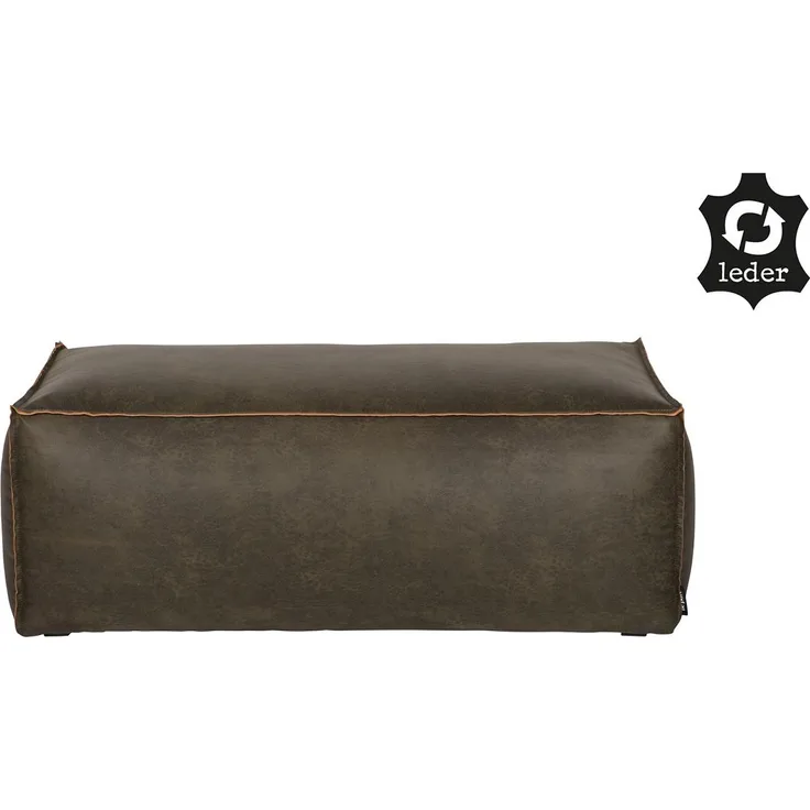 Pouf Rodeo Lederoptik, Army