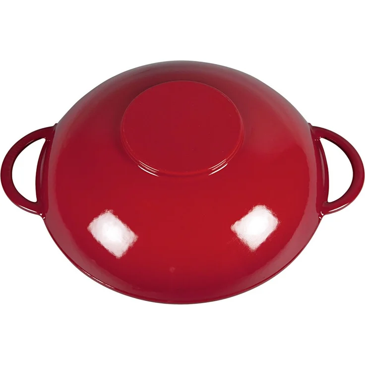 STAUB Wok nClassic Gusseisen 5,7 l Ø37cm kirschrot – Bild 4