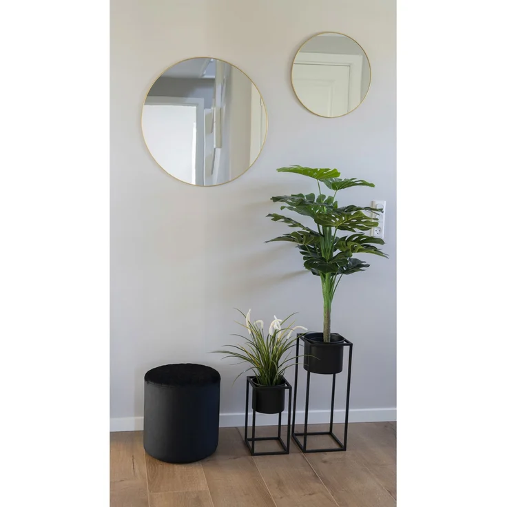 House Nordic Blumentöpfe, Stahl, schwarz, 2er-Set – Bild 6