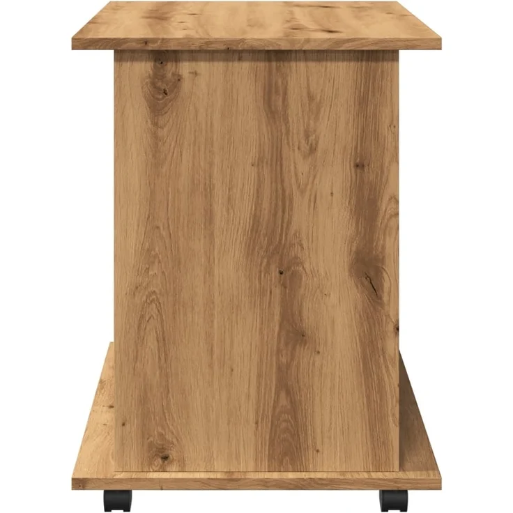 vidaXL Rollcontainer Artisan-Eiche 60x45x60 cm Holzwerkstoff 856663 – Bild 5
