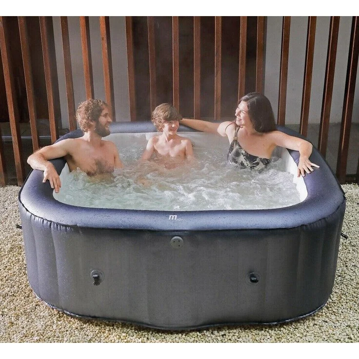 XXL Luxus-Whirlpool, aufblasbar, Hydro-Jets, MSPA 2024, für Outdoor & Indoor, mit Heizung – Bild 3