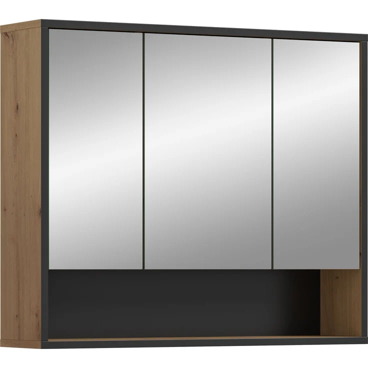 Bagno Spiegelschrank in Artisan Oak Nachbildung – Bild 1