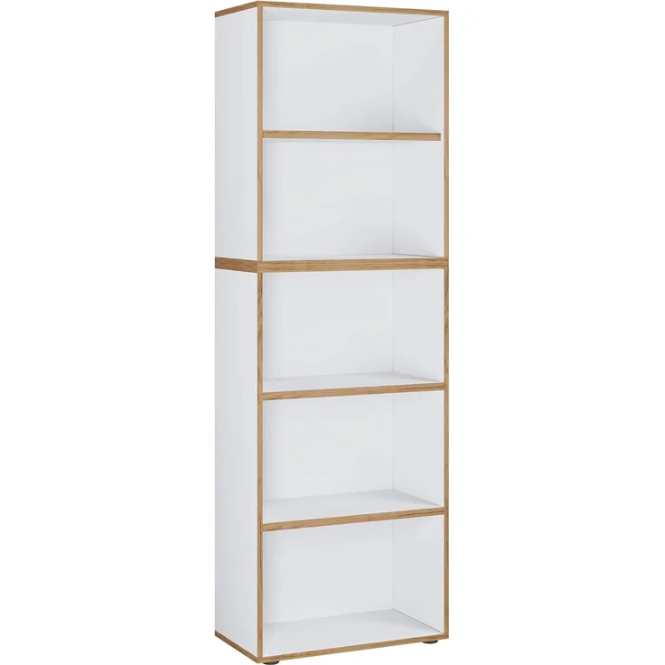 VCM Büroregal & Bücherregal Salia 920795 Weiß B. 60 x H. 183 x T. 33 cm – Bild 4