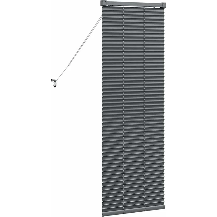 vidaXL Balkenjalousien Dunkelgrau 130 x 40 cm Aluminium 42006035 – Bild 7