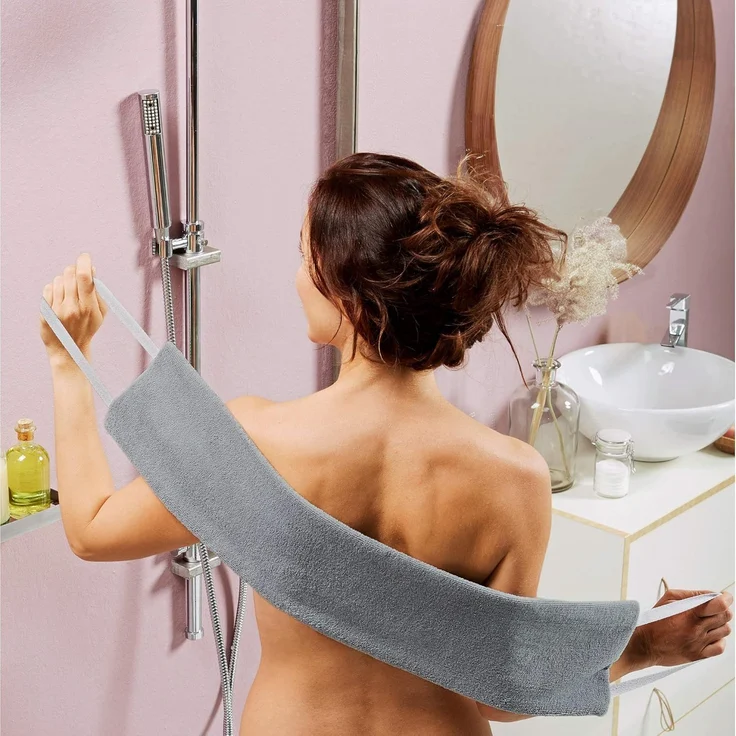 Erwin Müller Waschhandschuh Waschgurt 5er-Pack, Uni – Bild 7