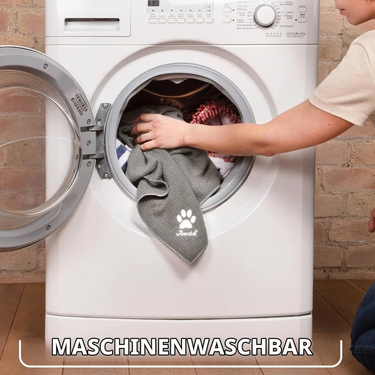 Vileda Microfaser-Handtuch XL Pet Pro Haustiere Handtuch – Bild 5