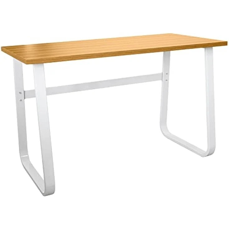 GARDENIA Computertisch, PC-Tisch, Schreibtisch für Studio mit Holzplatte, Tisch im Industriestil aus Holz und Metall, 120 x 60 x 75 cm – Bild 3