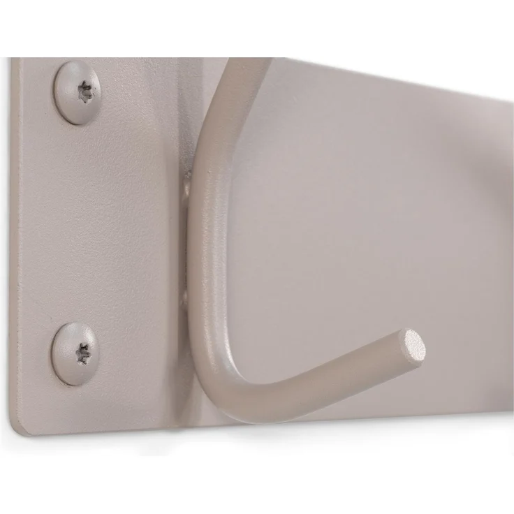 Spinder Design FUSION 3 Garderobe Stahl Skandinavisch Silky Taupe 40x6x12 cm – Bild 3