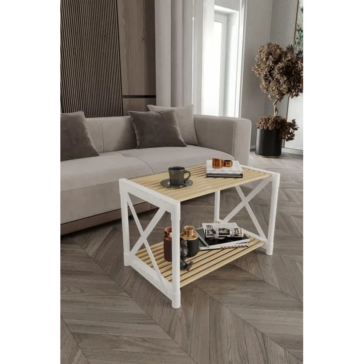 Skye Decor 'Pls Room 1 - White' Couchtisch, Weiß, 53 x 38 x 33 cm