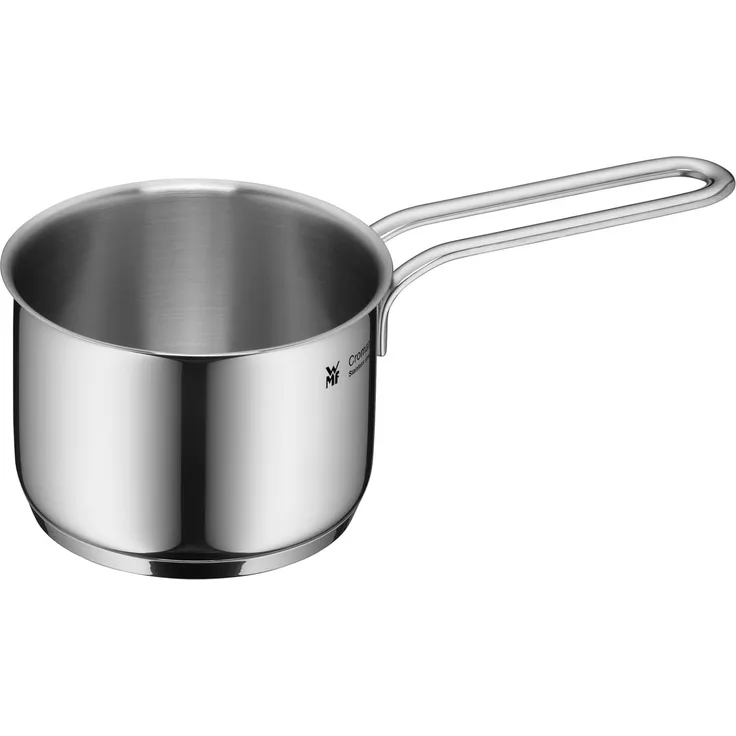 WMF Mini Stielkasserolle 10cm, klein, ohne Deckel, kleiner Topf Induktion 0,5l, Cromargan Edelstahl, stapelbar, für kleine Portionen, Singlehaushalt