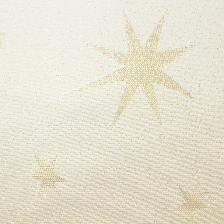 Haus und Deko Tischdecke Tischdecke Weihnachten Lurex Sterne eckig Tischdecken Advent Weihnacht (1-tlg) – Bild 3