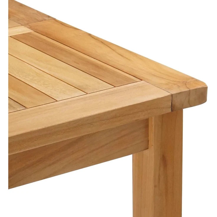 vidaXL Bartisch Natur 150 x 75 x 105 cm Massivholz Teak 42030008 – Bild 6