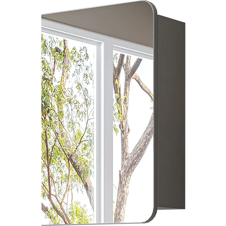 Roomart LYCIA-50 Badmöbel - nur Spiegelschrank - H 60 x B 16 x T 45 cm • Grau – Bild 5