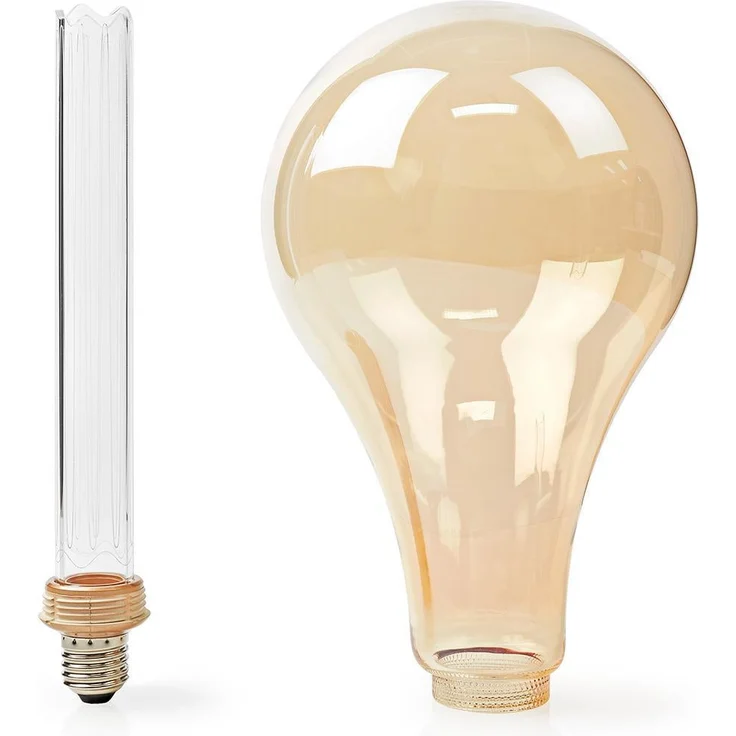 LED-Filament-Lampe E27 | PS165 | 3.5 W | 120 lm | 1800 K | Dimmbar | Mit Gold Amber Finish | Retro Style | 1 Stück – Bild 4