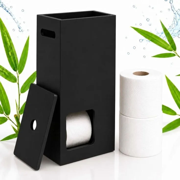 Relaxdays Toilettenpapier Aufbewahrung 8 Rollen