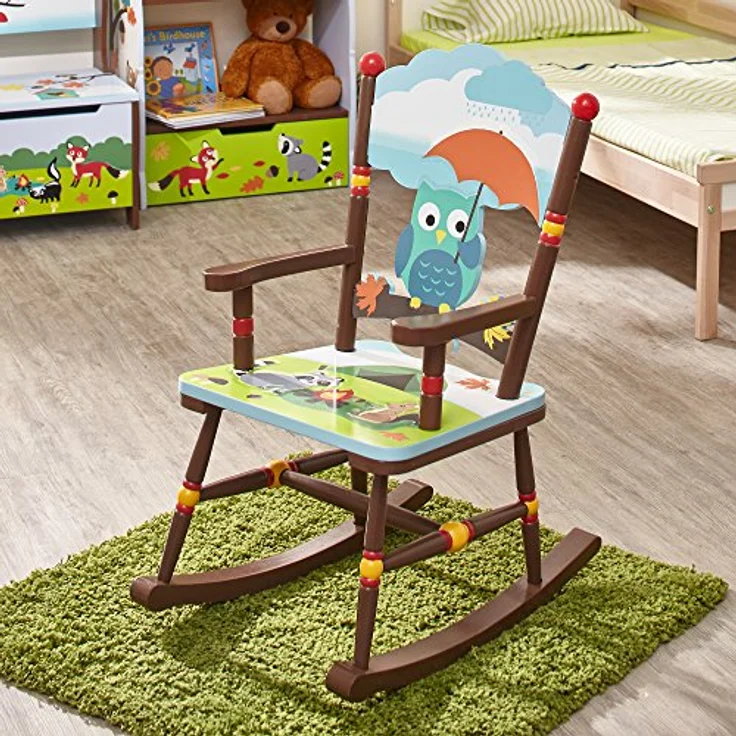 Fantasy Fields Kinder Enchanted Woodland Holz-Schaukelstuhl TD-11738A – Bild 5