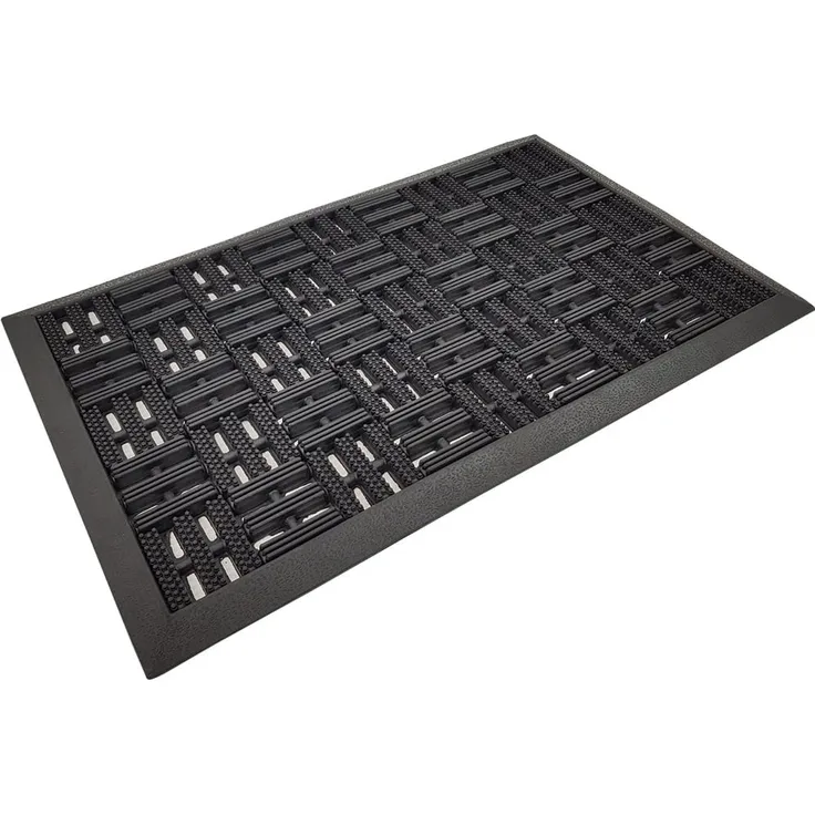 DILUMA Fußmatte Türmatte Matador 75x45 cm Robuste Outdoor Schmutzfangmatte aus Gummi, rechteckig, Wetterfest, rutschfest, pflegeleicht, strapazierfähig