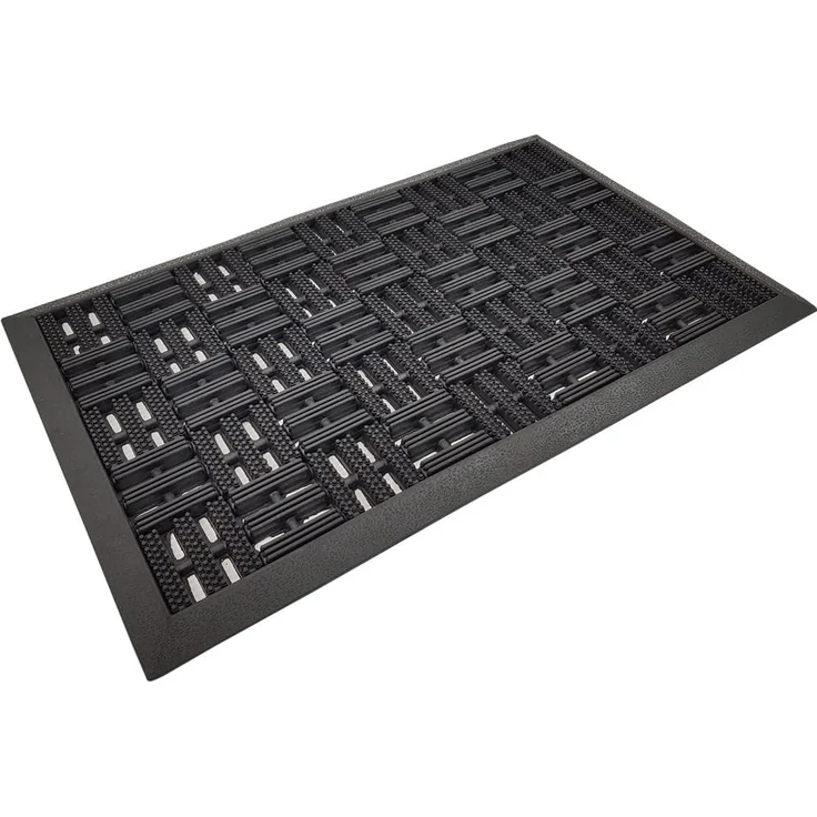DILUMA Fußmatte Türmatte Matador 75x45 cm Robuste Outdoor Schmutzfangmatte aus Gummi, rechteckig, Wetterfest, rutschfest, pflegeleicht, strapazierfähig