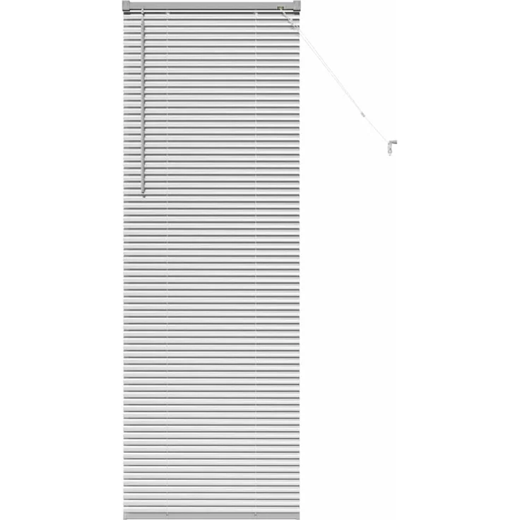 vidaXL Venezianische Jalousie Silber 175 x 60 cm 25 mm Aluminium 42005914 – Bild 2