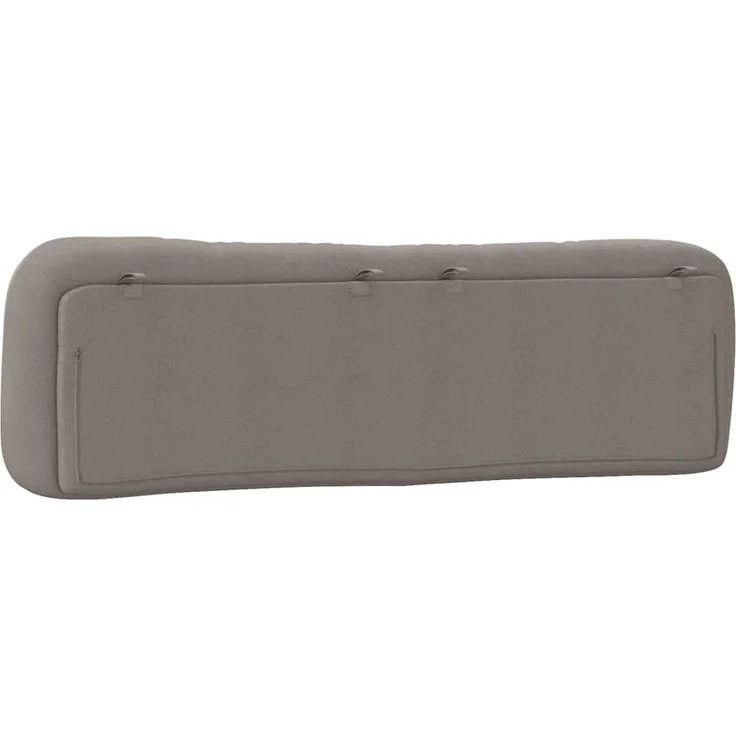 vidaXL Kopfteil-Kissen "Hvar" Taupe 180 cm Stoff – Bild 5