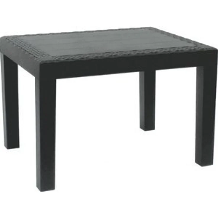 Jack Beistelltisch Kunststoff Rechteck 59x46x40cm Garten Außen Lounge Balkon – Bild 6